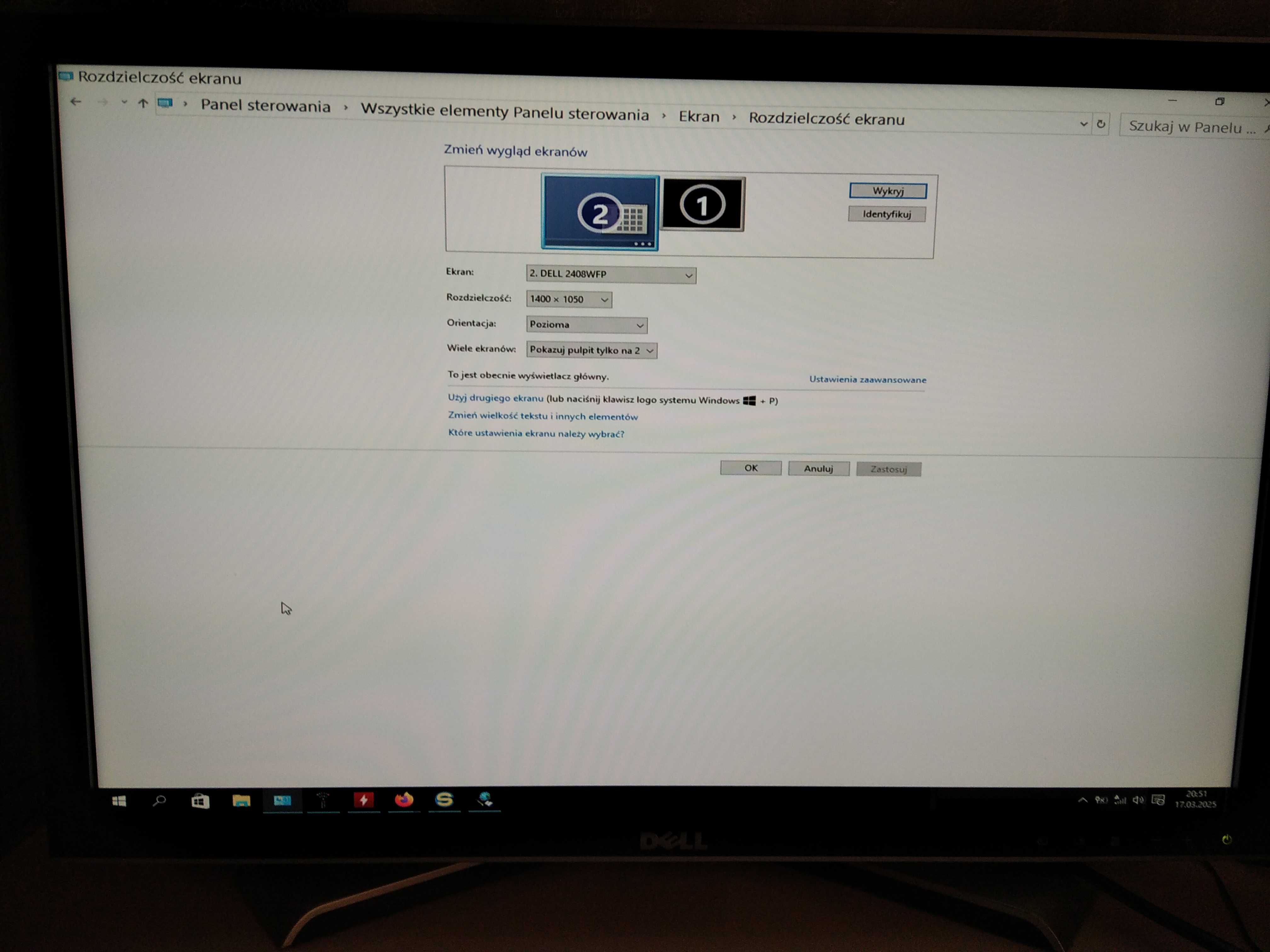 Monitor Dell 2408WFPb HDMI 24” Db+ mała wada