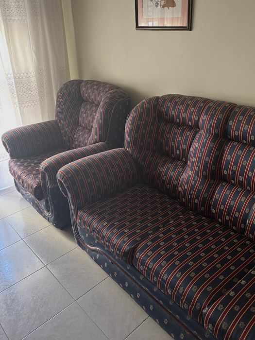 Sofá cama + 2 sofás singulares