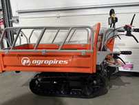 Mini dumper de lagartas a bateria