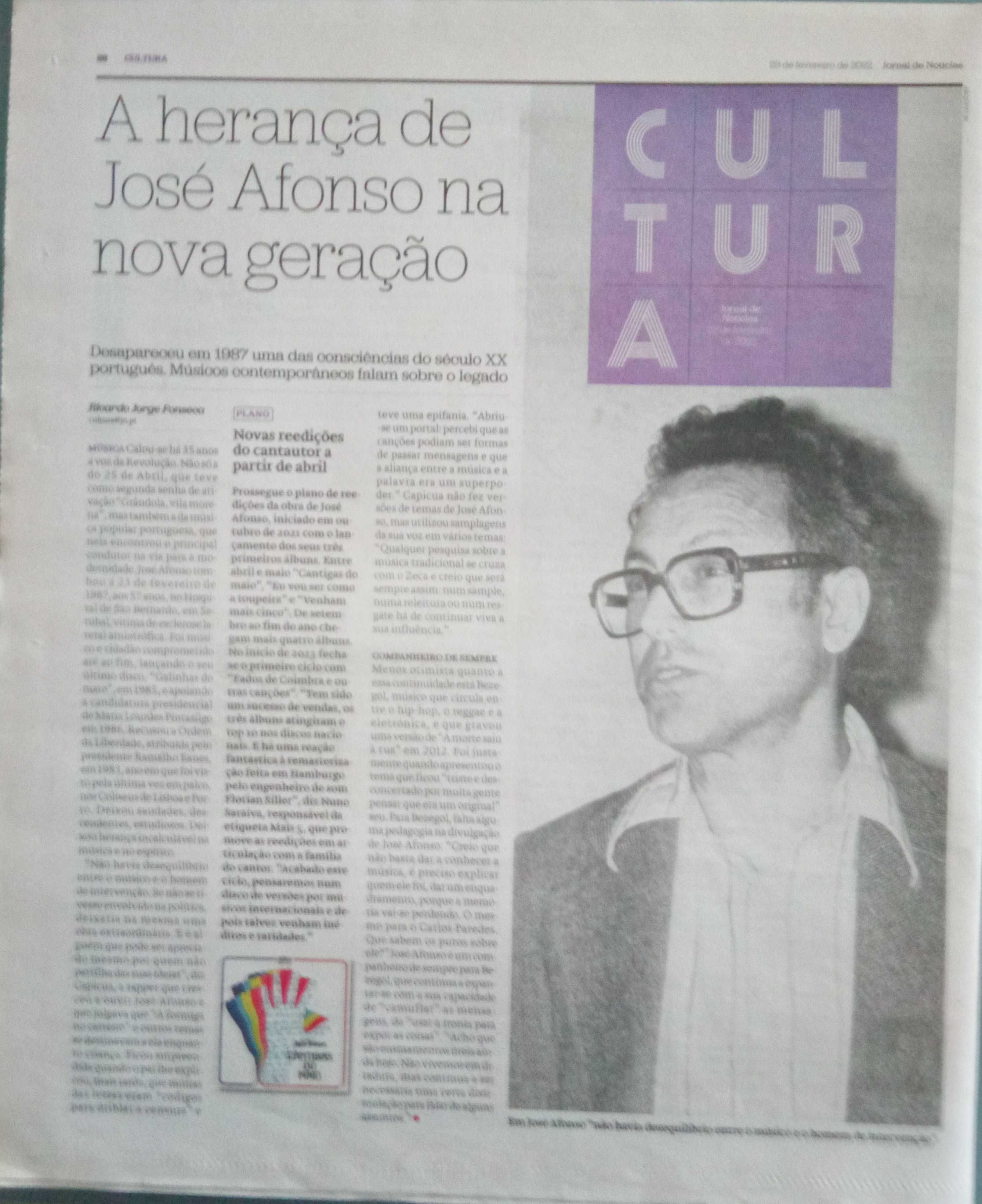 José Afonso	- - -		Jornal de Notícias	- - - - -	Jornal