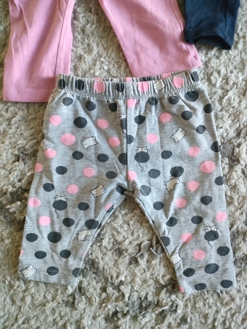 Spodnie legginsy dresy 3 msc