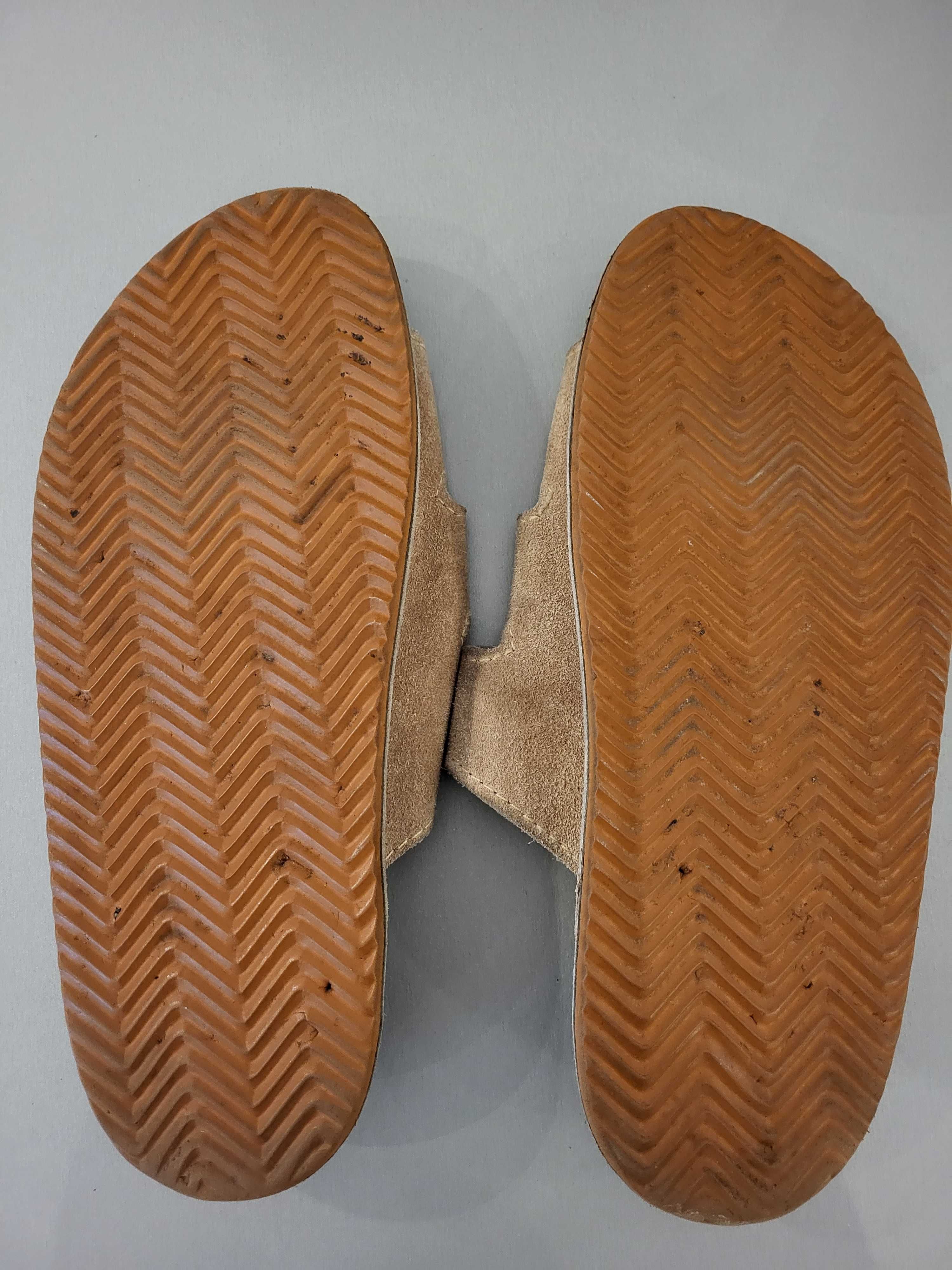 Sandały męskie skórzane mało używane rozm. 27-27,5 cm - stan bdb