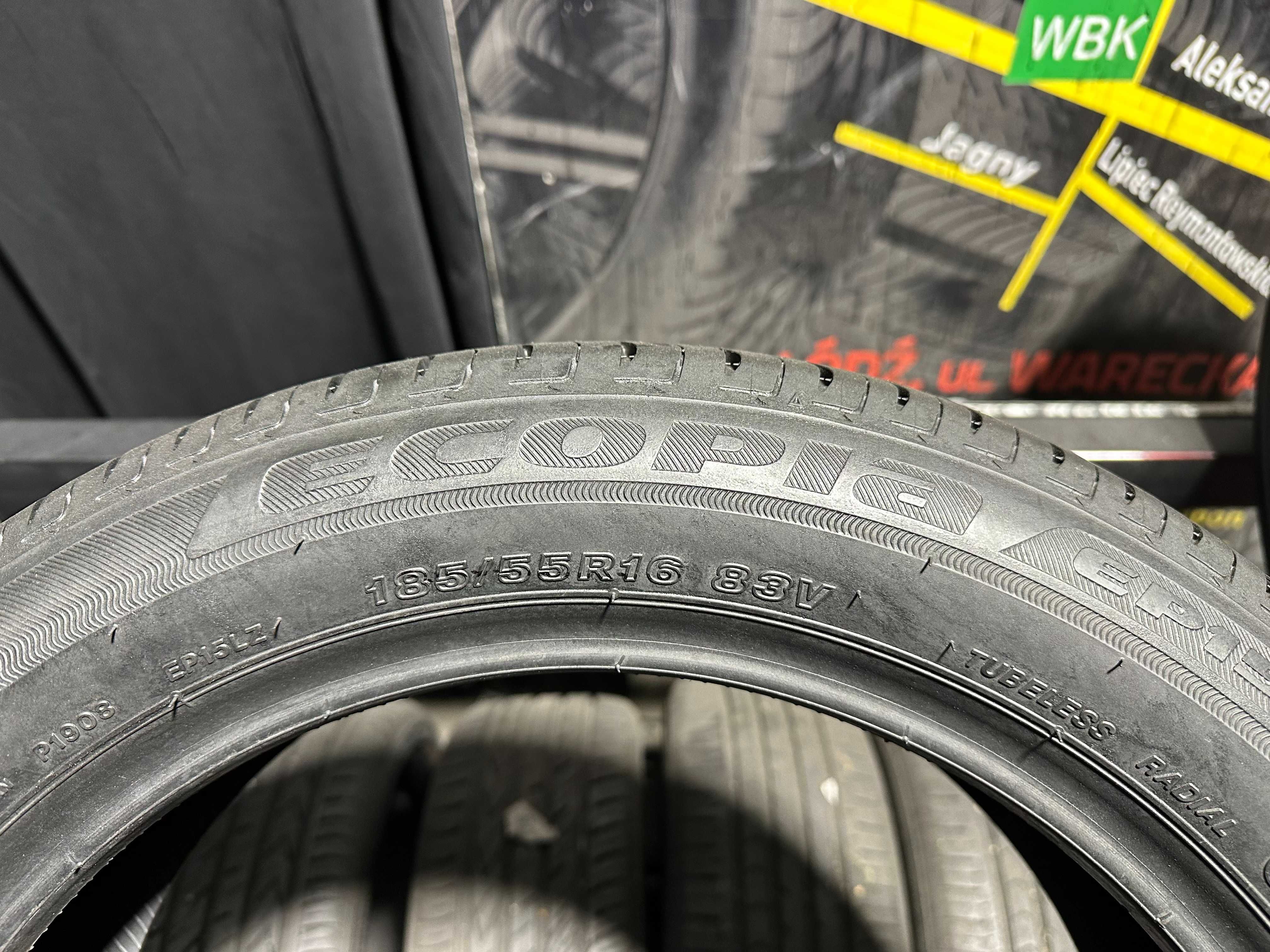 Opony Letnie 185/55/16 BRIDGESTONE ECOPIA #2540