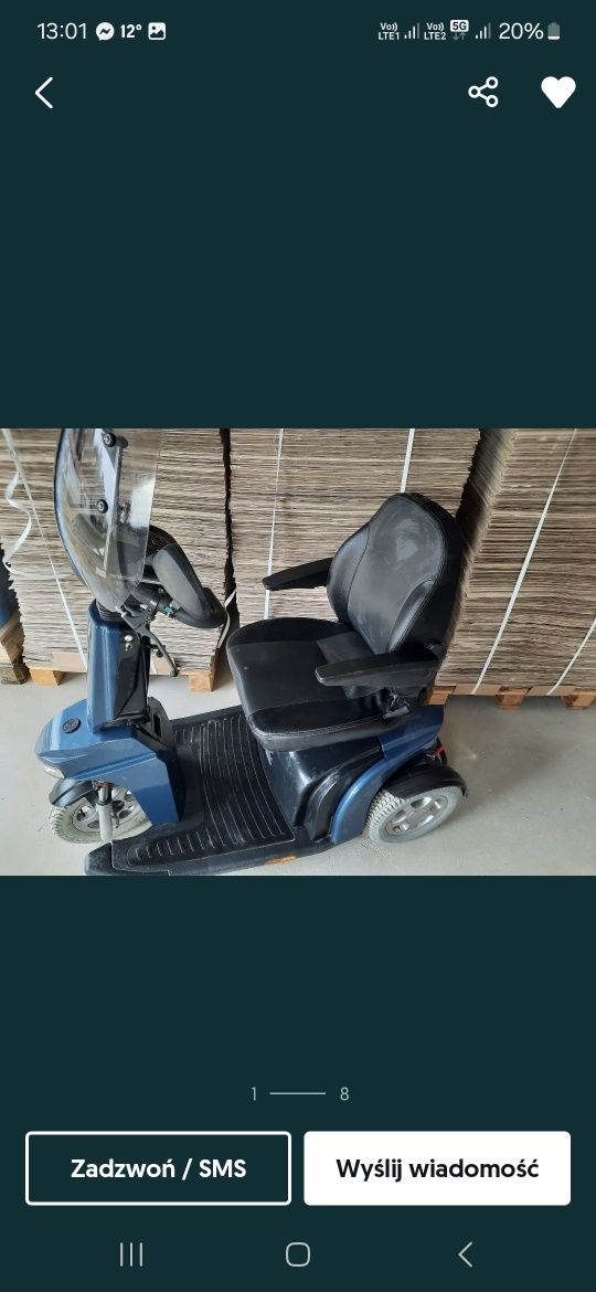 Skuter Inwalidzki ELITE XS