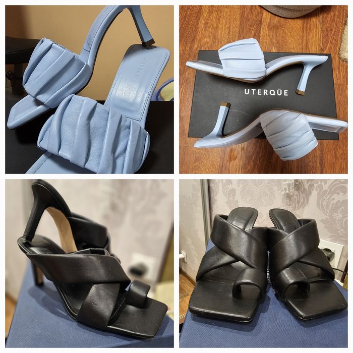 Зара Zara, Uterque,  шлепки шлепанцы сабо