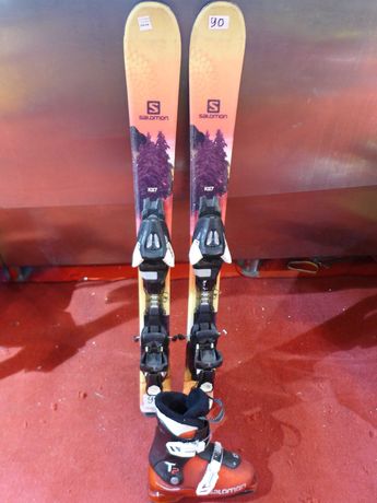 Zestaw narciarski narty SALOMON Lux 90 cm i buty