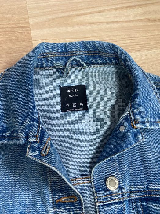 Джинсова куртка жіноча оверсайз Bershka Xs -24