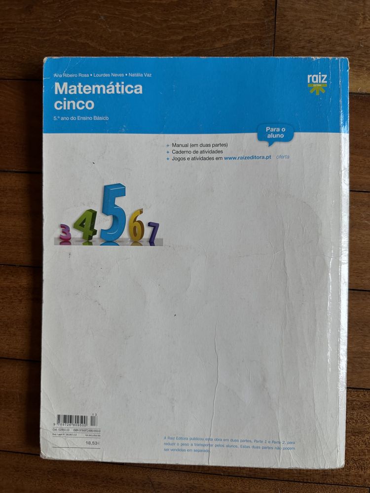 Matemática 5- Parte 2- Raiz Editora