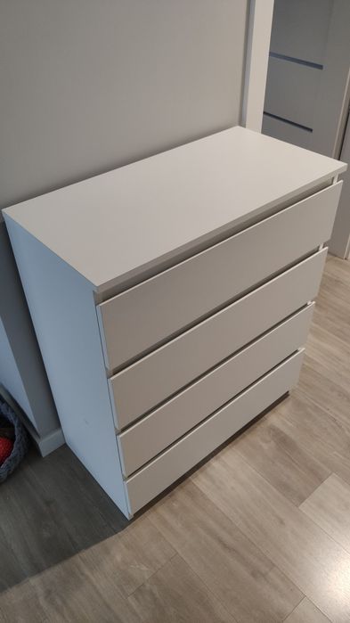 Komoda biała z szufladami jak IKEA Malm