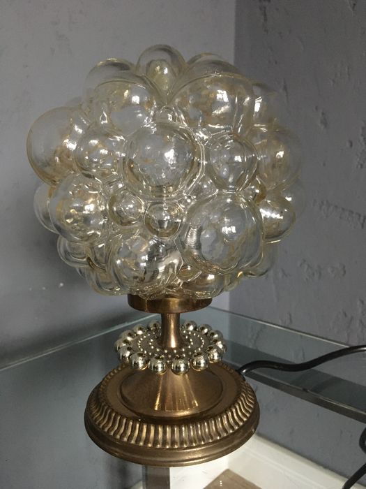Bubble Glass Lamp Helena Tynell Limburg Mid Century 1960s lampka