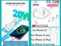 Швидкісна быстрая зарядка iPhone 15 айфон iPad 20W + кабель 1m Type-C