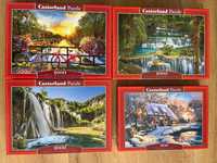 Puzzle Castorland, pakiet 3 x 1000 + 500, stan idealny