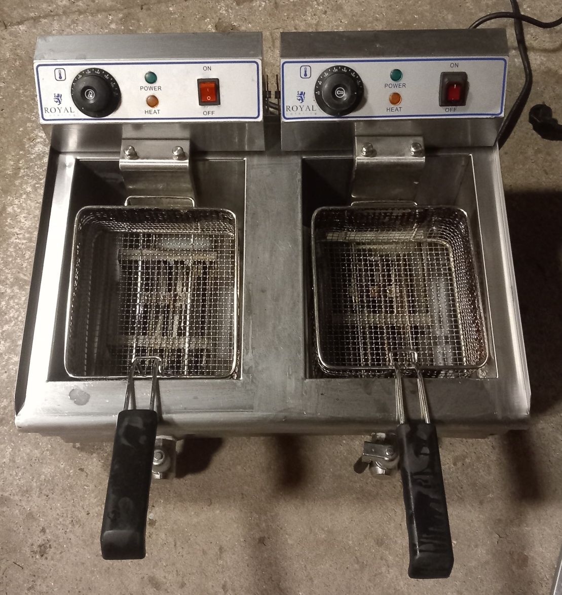 Frytkownica Dwukomorowa 2x3200W