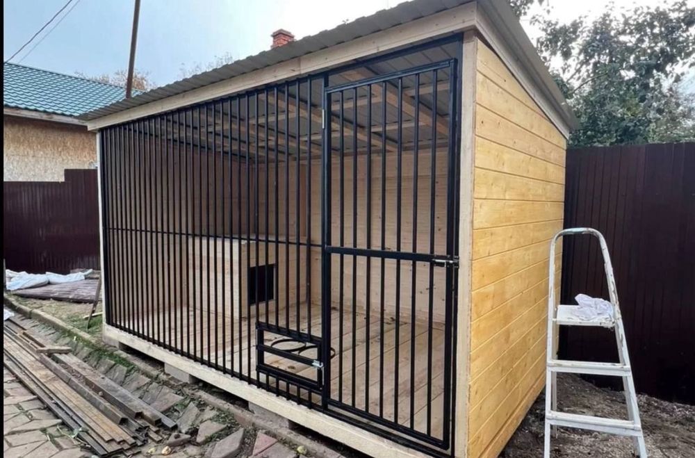 Вольер для собак уличный утепленный
