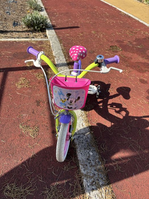 Bicicleta Minnie criança menina