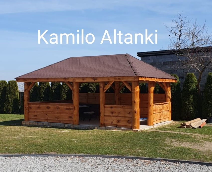 Altanka Ogrodowa na grubym balu