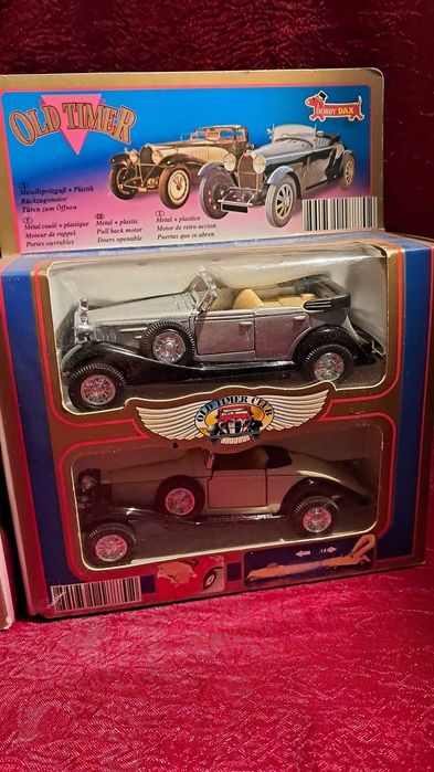 Miniaturas OLD TIMER – Hobby Dax – 2 Packs Vintage – Pull Back–Coleção