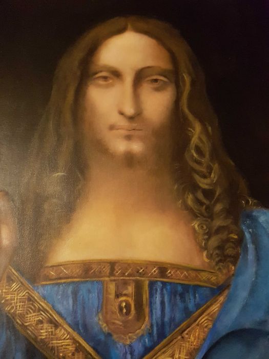 sprzedam obraz Leonardo Da Vinci ,,Zbawiciel Świata,,