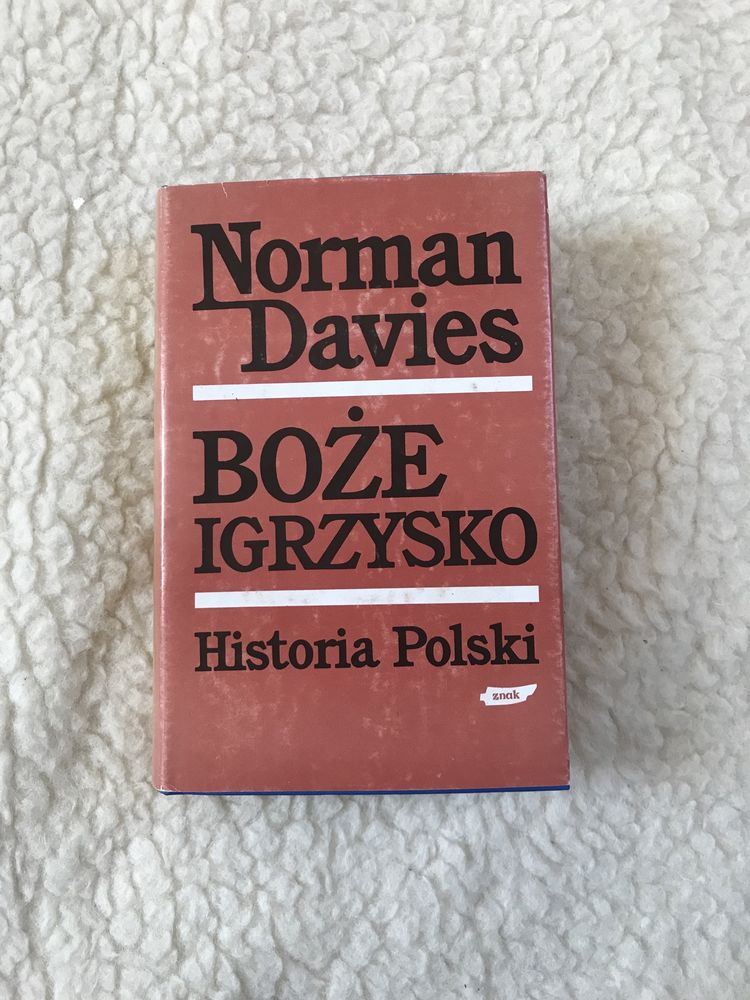 Boże igrzysko. Historia Polski - Norman Davies, stara książka vintage