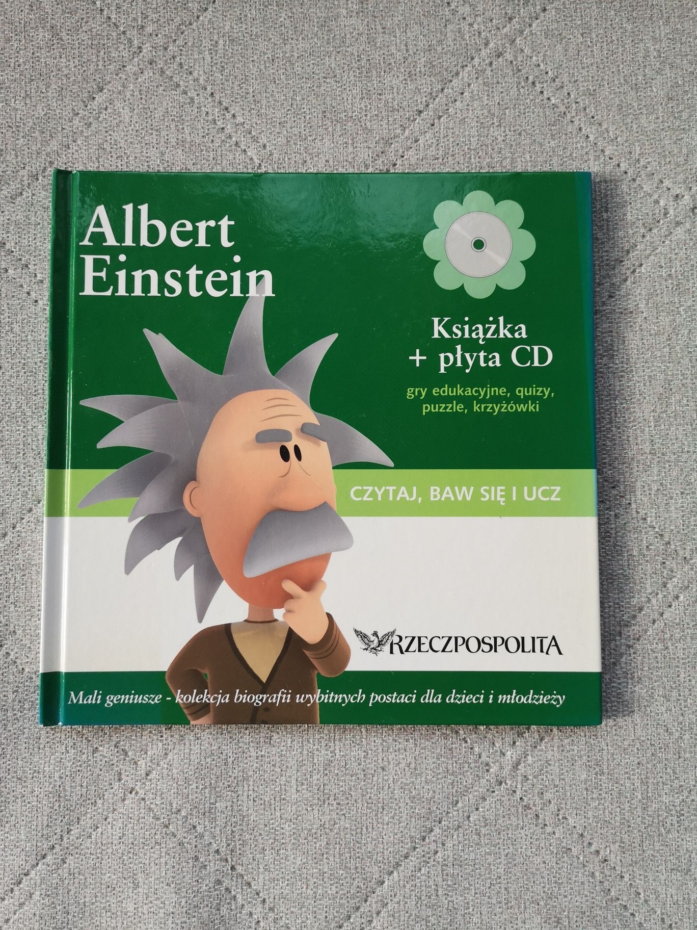 Albert Einstein, czytaj baw się i ucz, książki dla dzieci