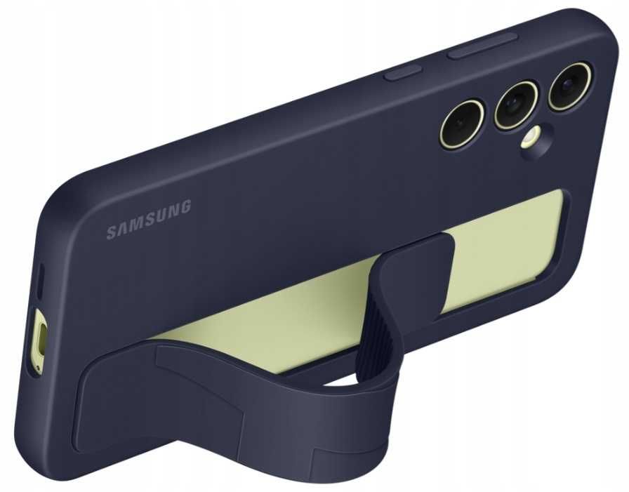 Etui Samsung Standing Grip Case blue-black / granatowe do Galaxy A55