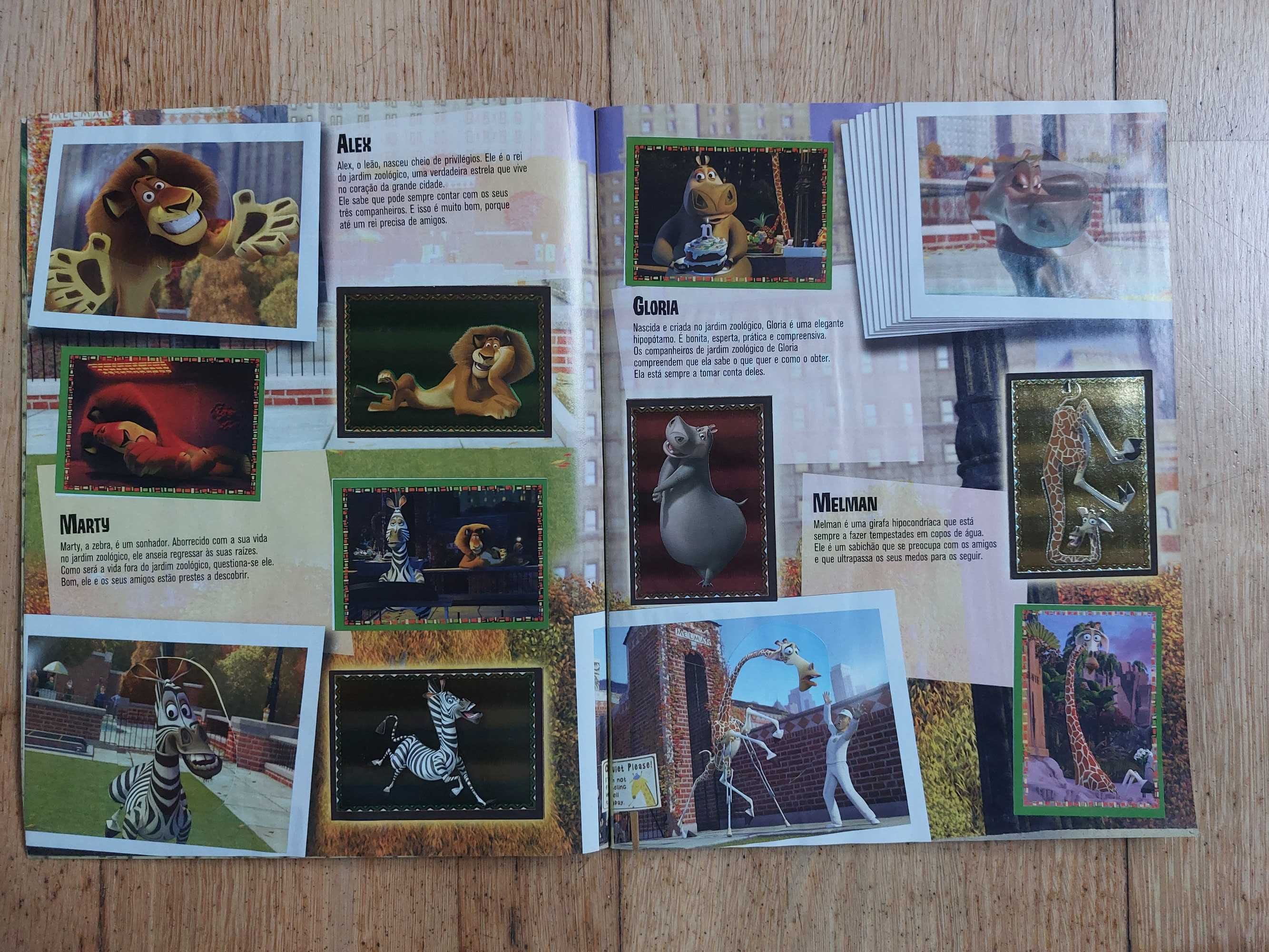 Caderneta de cromos "Madagascar" - Completa