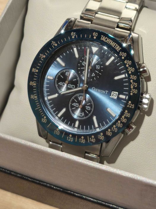 Piękny elegancki zegarek GIEWONT do garnituru i na co dzień ORYGINAŁ