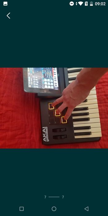Akai Synthstation 49 iPad 2 синтезатор usb midi mpc mpd mpk піаніно