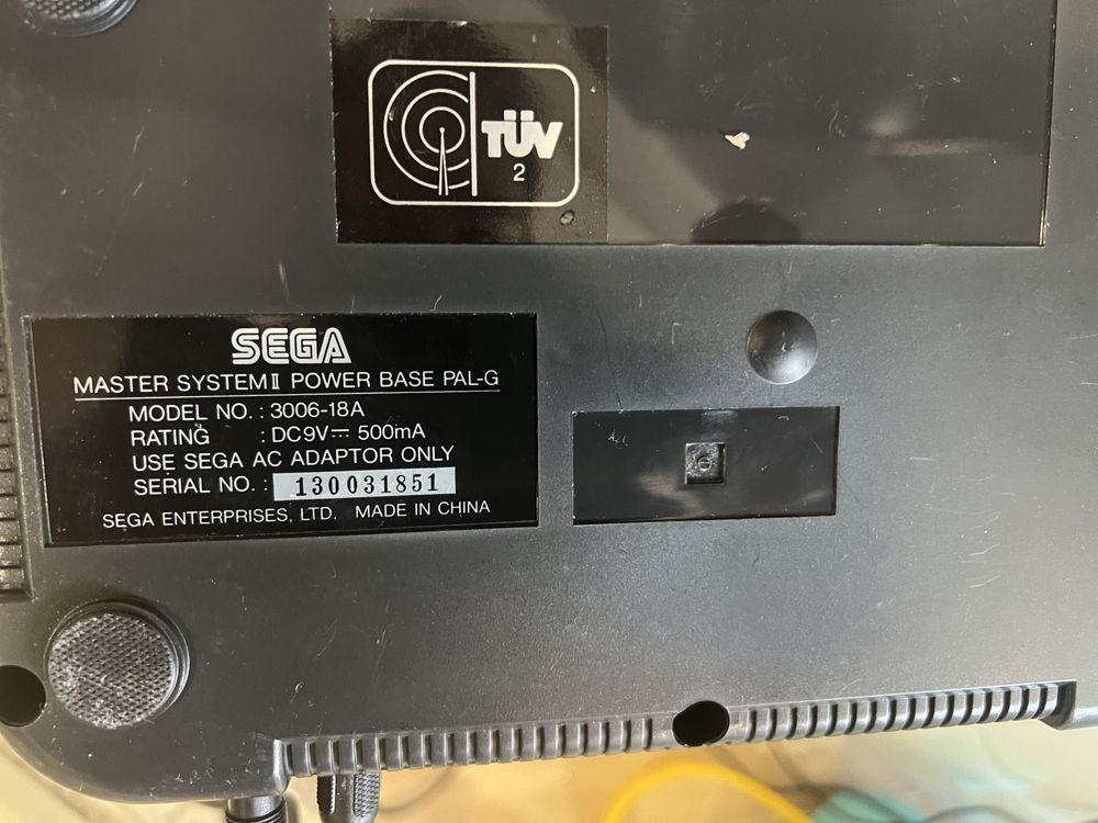 Sega Master System 2 - Sonic + Double Dragon