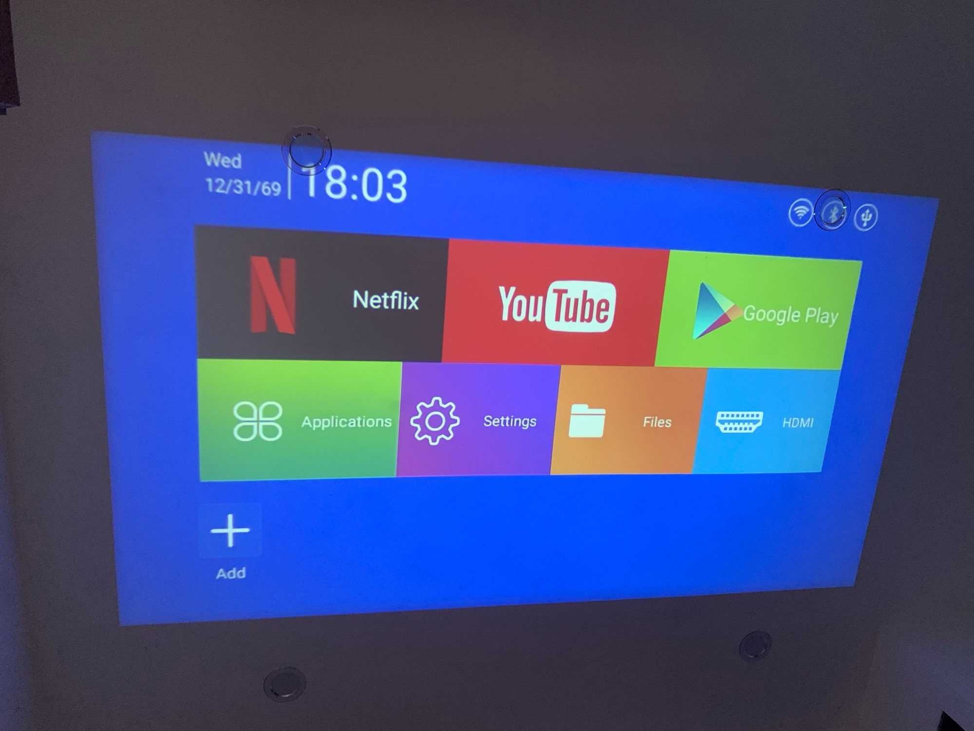 Надійний Magcubic HY300PRO Android проектор 4K домашний кінотеатр WiFi