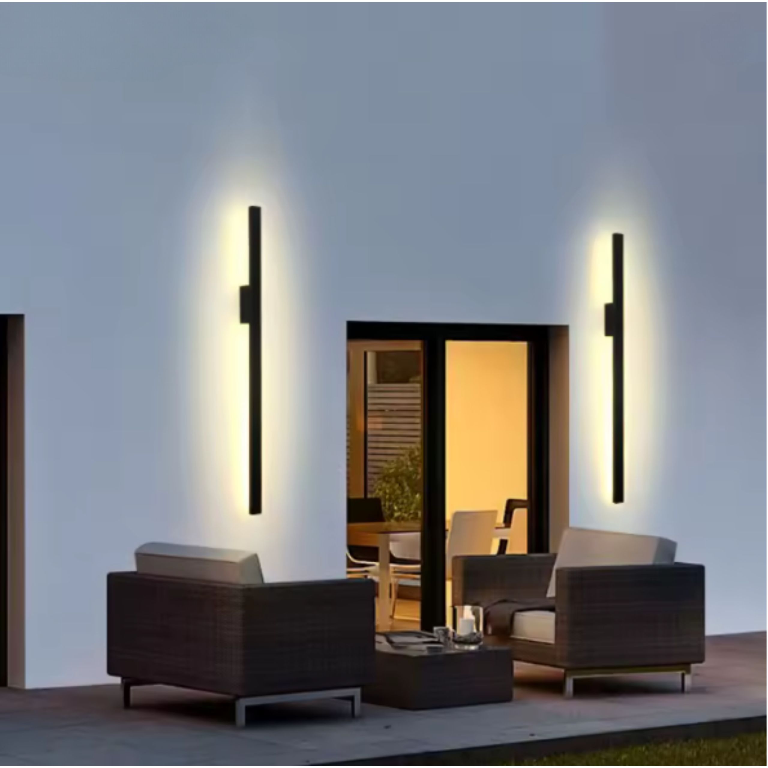 Kinkiet Led Ścienny Lampa Elewacyjna Wewnętrzna Zewnętrzna 1M B