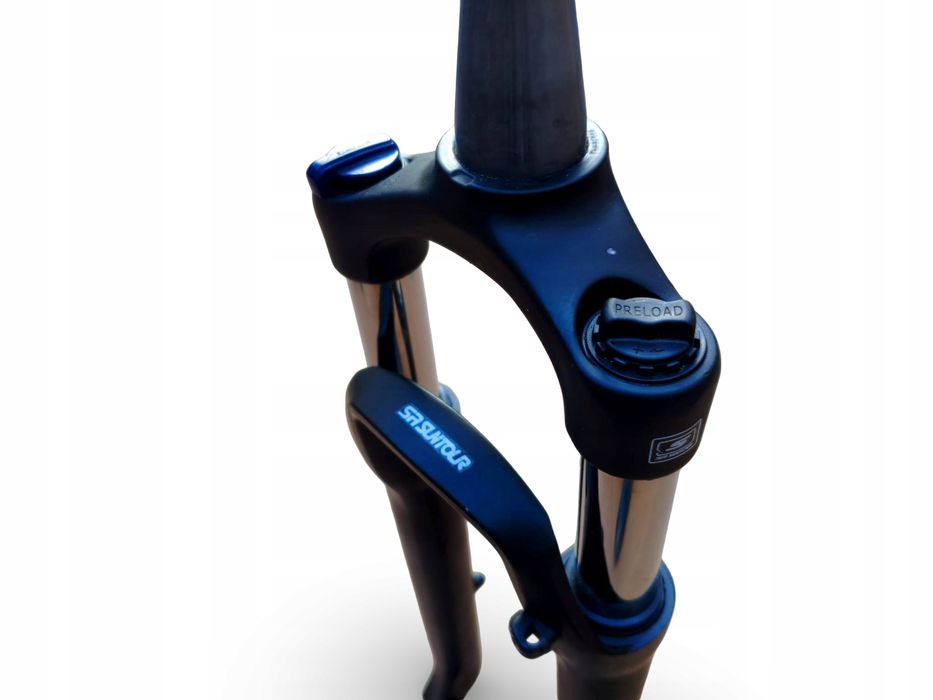 Amortyzator rowerowy MTB SR SUNTOUR 27,5" tapered blokada oś 15X100