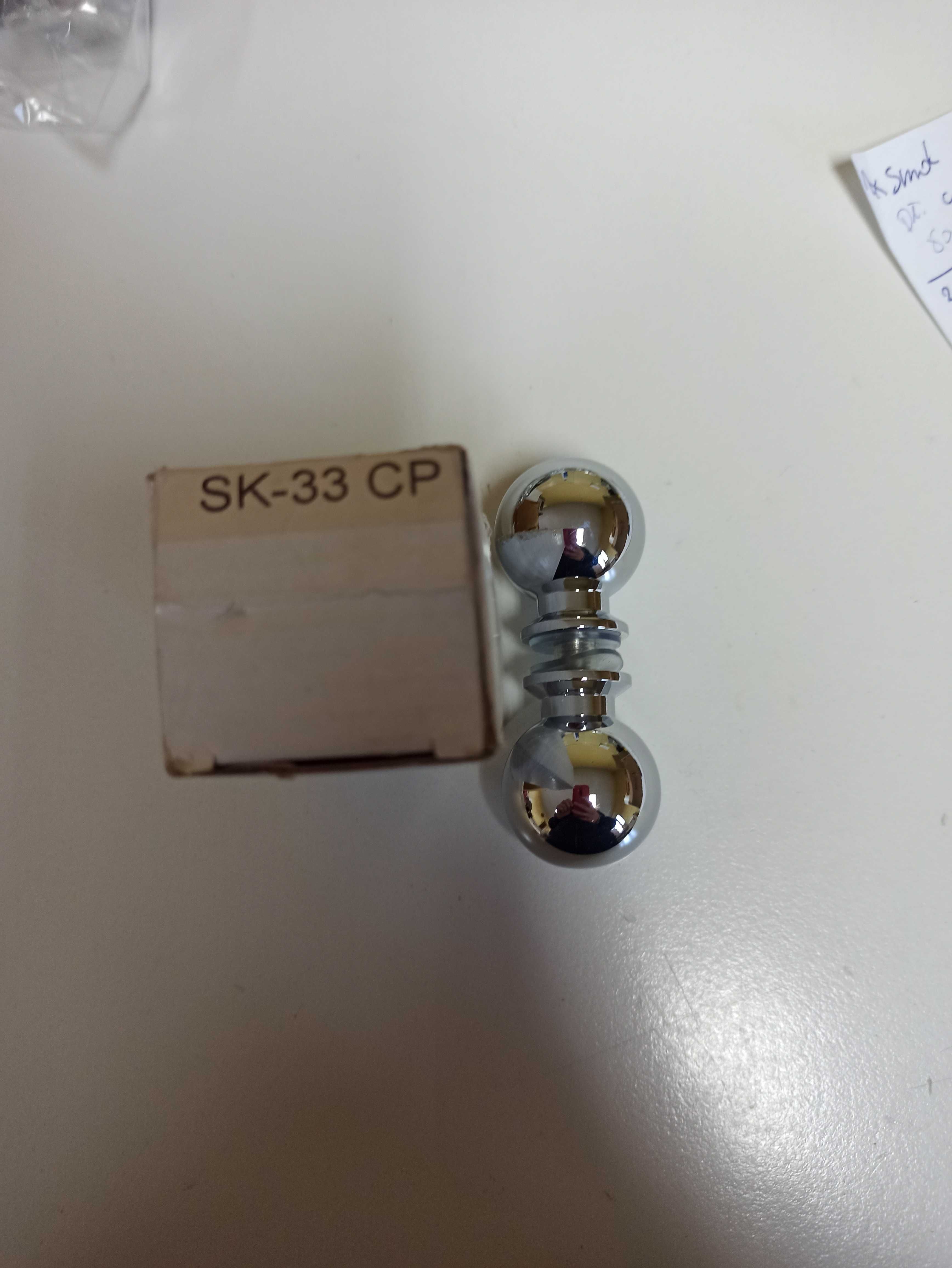 Uchwyt - gałka do drzwi szklanych SK-33 CP - outlet