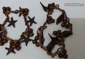 40 Acessórios para cabelos (Bandeletes, travessões, molas pequenas)