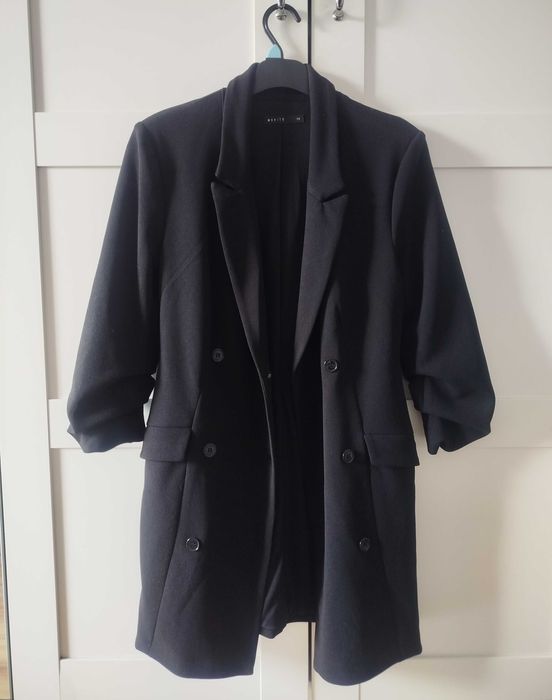 Klasyczna czarna jesienna elegancka marynarka xs Mohito classy