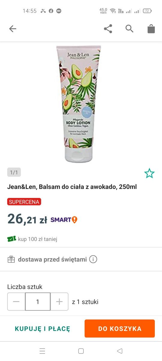 Nowy balsam do ciała