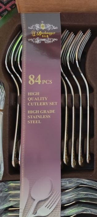 Столовий набір Bachmayer BM 868 84 предмета

Набір столових приладів B