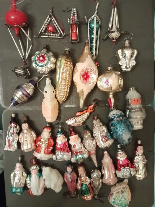 .дед мороз.снегурочка ёлочные игрушки.