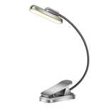Lampka Nocna Glocusent Obrotowa Usb-C Do Czytania Srebrna