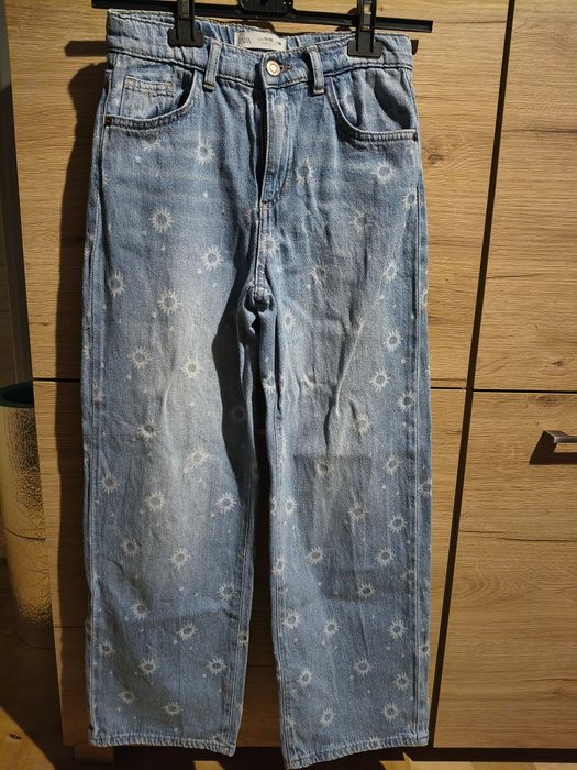 Szerokie spodnie dziewczęce 152