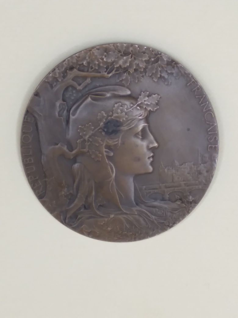 Medal wystawy. Paryż 1900 rok. Exposition Universelle. 64 mm.