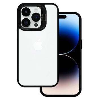 Tel Protect Kickstand case + szkło na aparat lens Iphone 15 Pro czarny