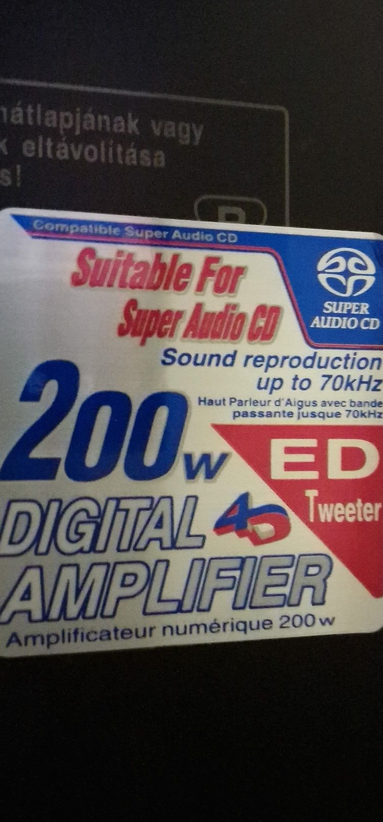 Amplificador DTS sony