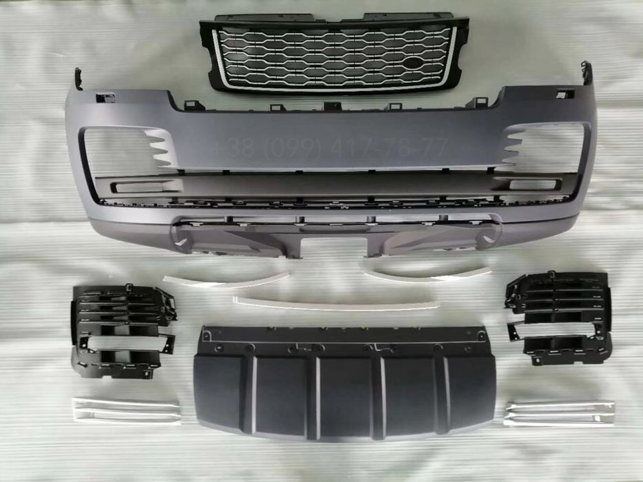 Бампер передний 2018+ Range Rover VOGUE L405 Рестайлинг Решетка