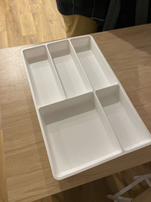 UPPDATERA Tabuleiro p/talheres, branco