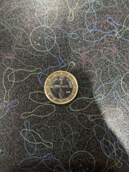 Moeda rara colecionador chipre 2008