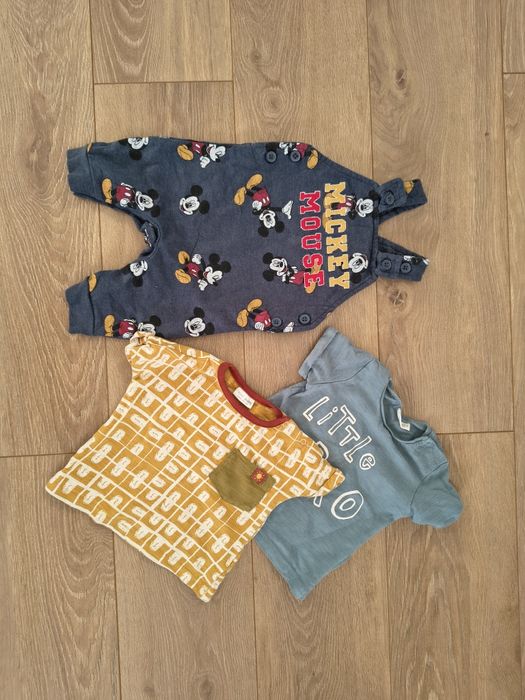 Zestaw niemowlęcy chłopięcy ogrodniczki Mickey Next