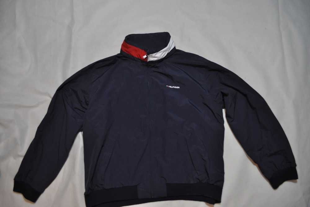 TOMMY HILFIGER 2XL męska kurtka bomberka z kapturem sz1v