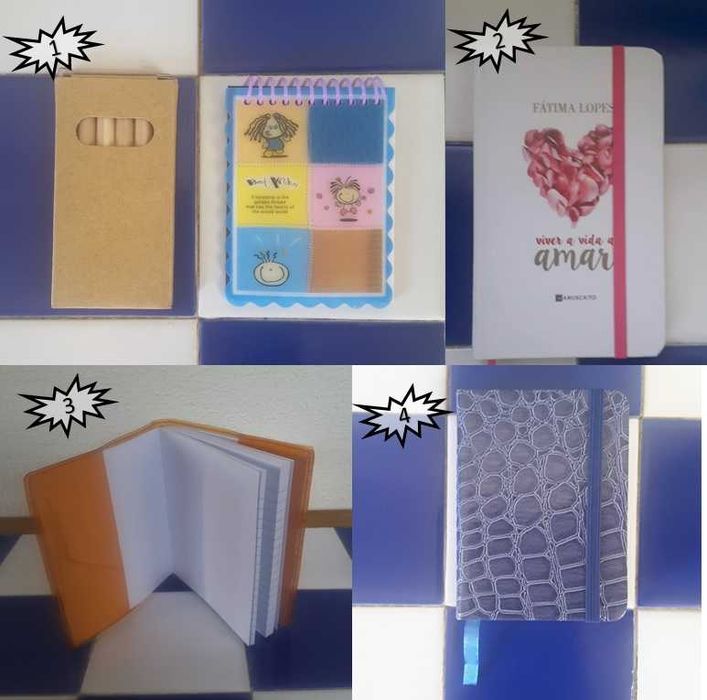 Blocos de Notas (Vários) (NOVOS!) - Entre 1,50€ e 3€!