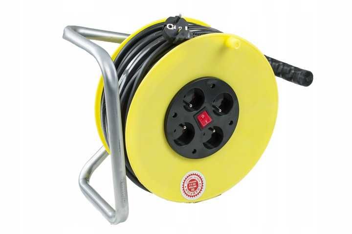 Przedłużacz  bębnowy nowy zapakowany 3x2,5 jakość 50 metrów polecam